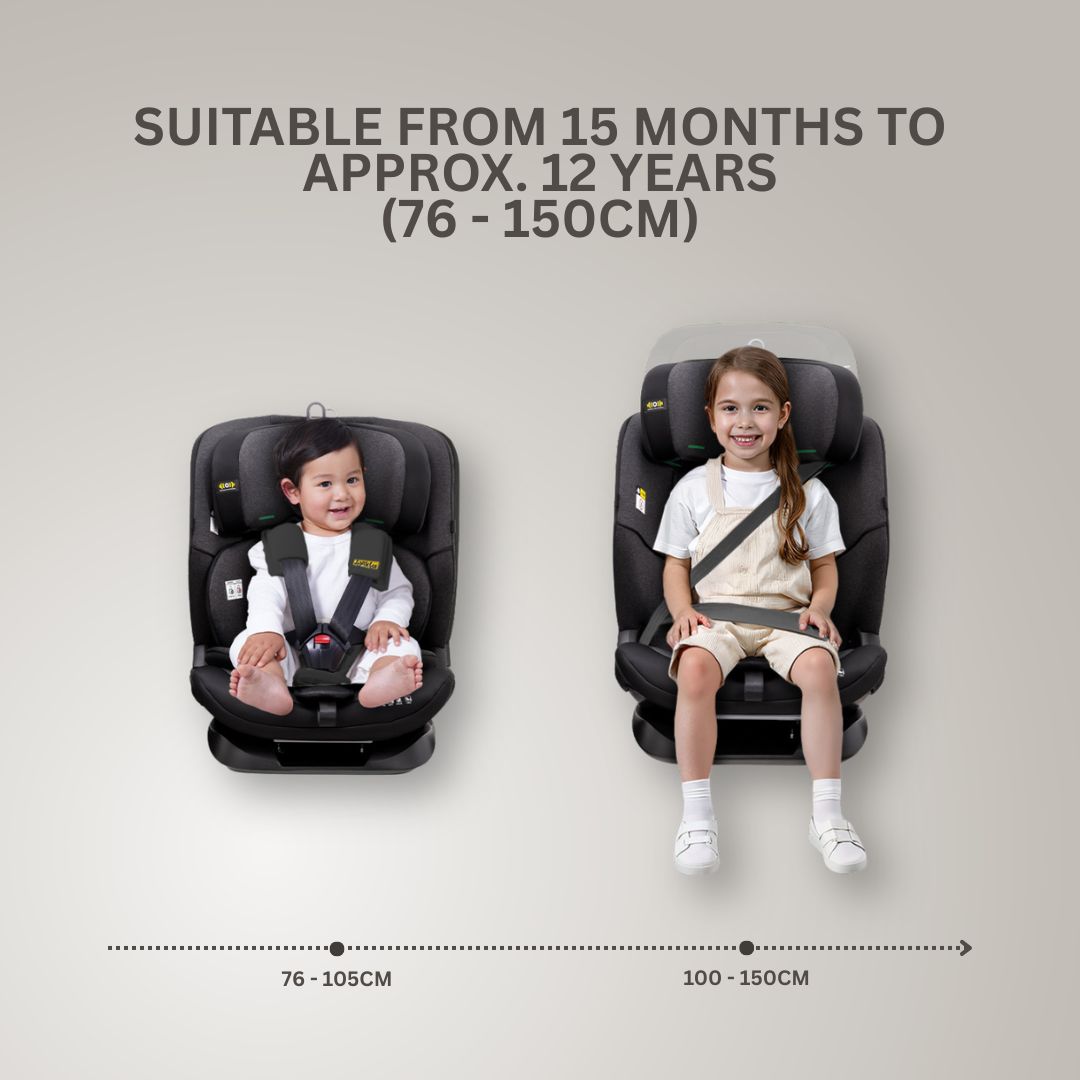 Jovikids Rober+ Folding High Back Booster - Twilight