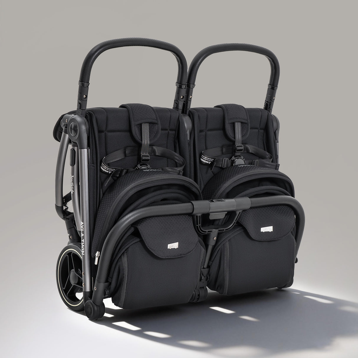 Jovikids Ayla Double Pushchair - Urban Black
