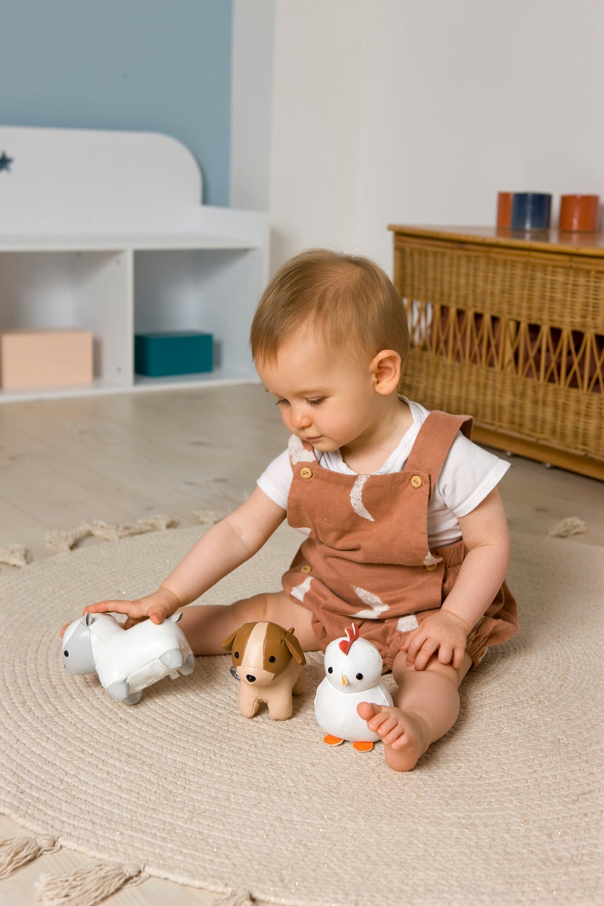 Little Big Friends - Farm Collection Tiny Friends Rattle Toy - Sheep