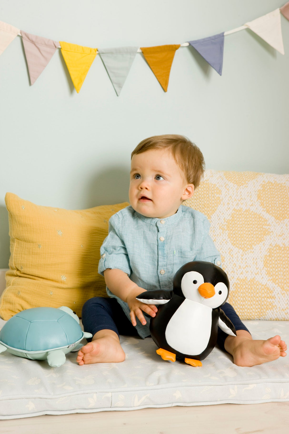 Little Big Friends: Sea Collection Pull-String Musical Animal Toy - Martin the Penguin