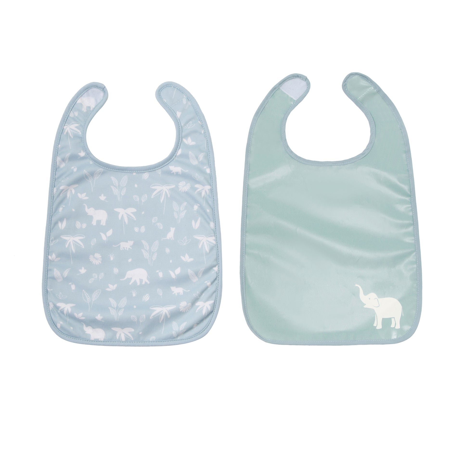 Cotton Jersey Bibs 2 Pack Tropic