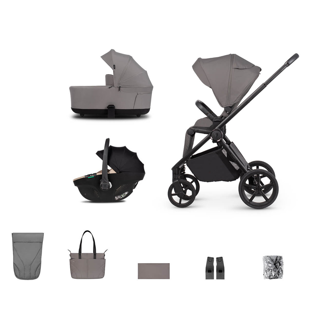 Venicci Claro 2 Travel System with Tiago Car Seat - Fog