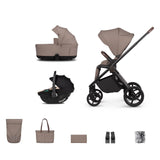 Venicci Claro 2 Travel System with Tiago Car Seat - Almond
