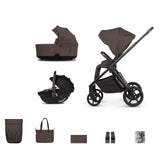 Venicci Claro 2 Travel System with Tiago Car Seat - Chocolate