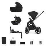Venicci Claro 2 Travel System with Tiago Car Seat and ISOFIX Base - Noir