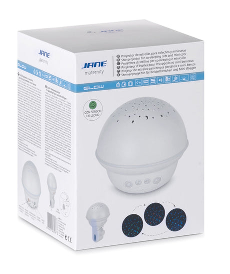 Jané Glow Musical Night Light Sleep Projector with Crying Sensor