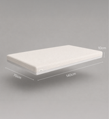 CuddleCo Harmony Sprung Cot Bed Mattress - 140 x 70cm