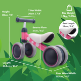 BoldCube Baby Balance Bike – Bonnie Bunny