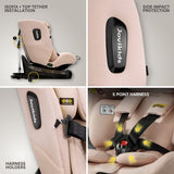 Jovikids Ranger TT Rotating Car Seat - Rosewood