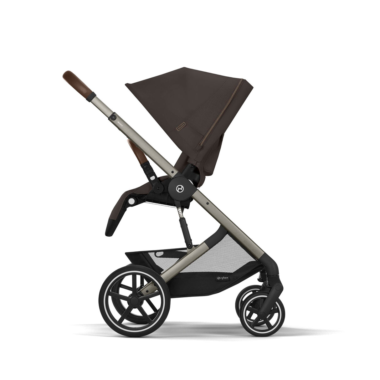 Cybex Balios S Lux Travel System with Cloud G & ISOFIX Base - Chocolate Brown