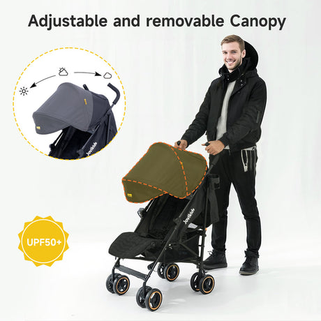 Jovikids Ezra Stroller - Shadow Black