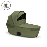 Cybex Balios 2026 Foldable Carrycot Accessory Bundle- Moss Green