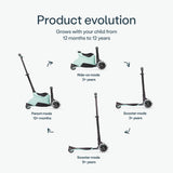 SmarTrike Xtend 4 in 1 Ride on Plus Scooter - Green