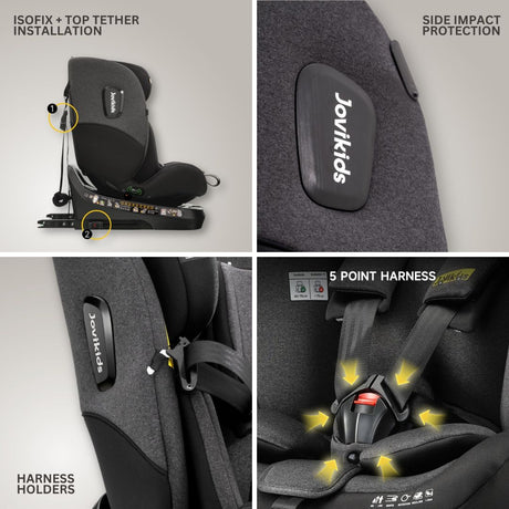 Jovikids Ranger TT Rotating Car Seat - Twilight