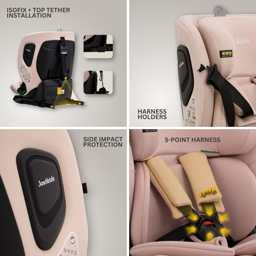 Jovikids Cici TT Car Seat - Rosewood