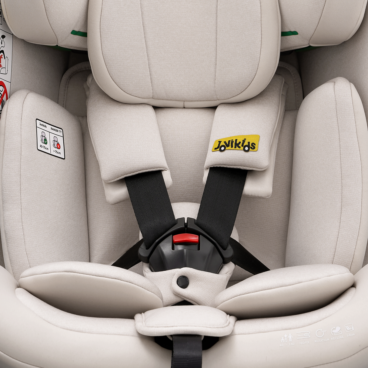 Jovikids Ranger TT Rotating Car Seat - Milkstone