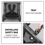 Hauck Shop N Care Pushchair - Grey