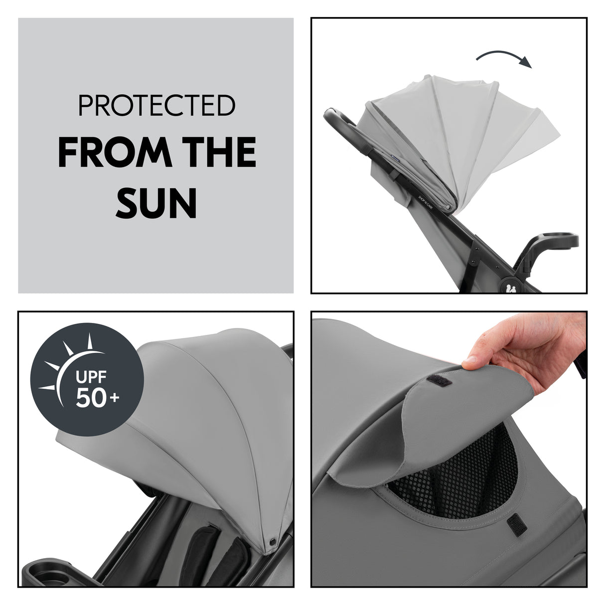 Hauck Shop N Care Pushchair - Grey