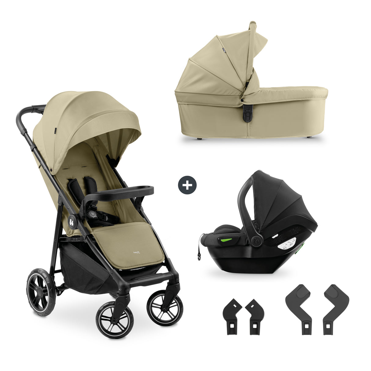Hauck Shop N Care Trio Travel System - Olive