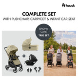 Hauck Shop N Care Trio Travel System - Olive