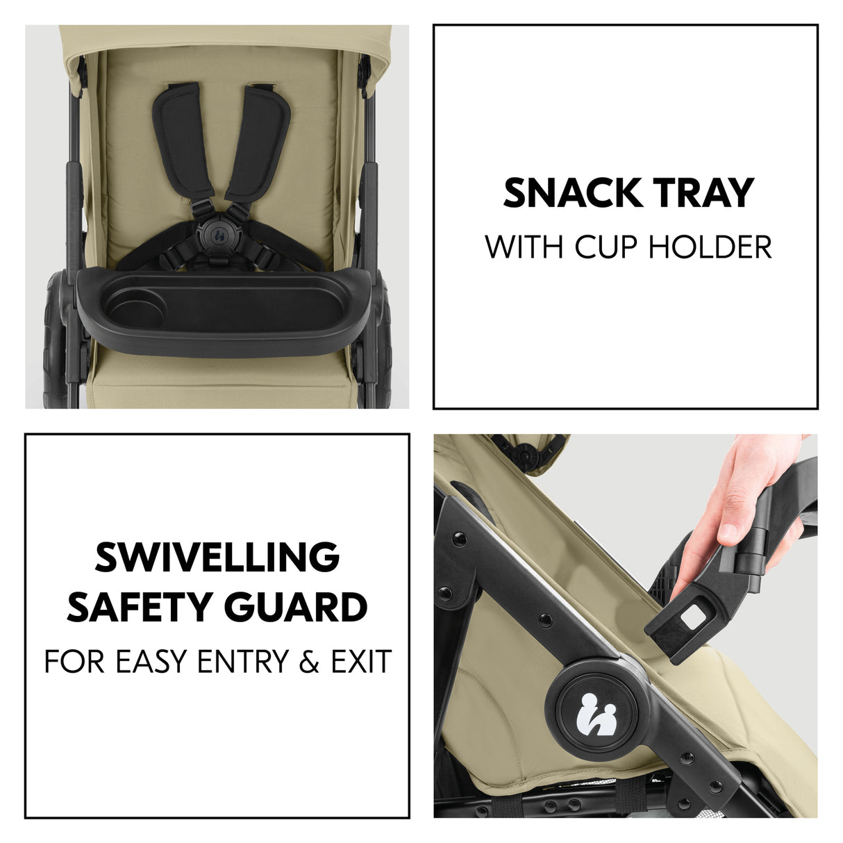 Hauck Shop N Care Trio Travel System - Olive