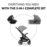 Hauck Shop N Care Trio Travel System - Grey