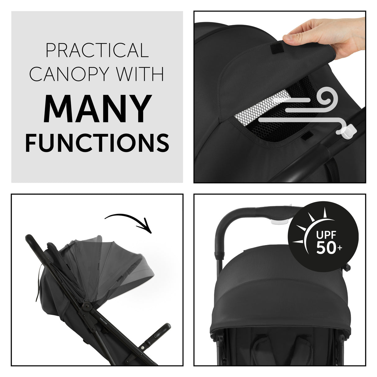 Hauck Travel N Care Stroller - Black