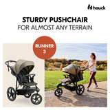 Hauck Runner 3 Pushchair - Olive