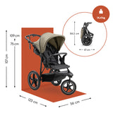 Hauck Runner 3 Pushchair - Olive