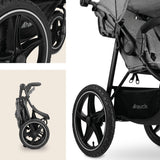Hauck Runner 2 Pushchair - Grey Melange