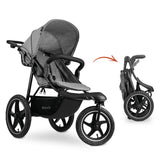 Hauck Runner 2 Pushchair - Grey Melange