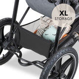 Hauck Runner 2 Pushchair - Grey Melange
