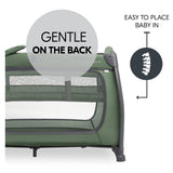 Hauck Play N Relax Centre Travel Cot - Dark Green