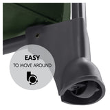 Hauck Play N Relax Centre Travel Cot - Dark Green
