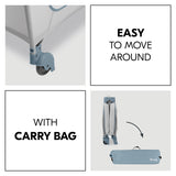 Hauck Sleep N Play Go Plus Travel Cot - Dusty Blue