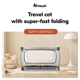 Hauck Sleep N Easy Fold Travel Cot - Dark Grey
