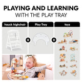 Hauck Alpha+ Wooden Highchair - White