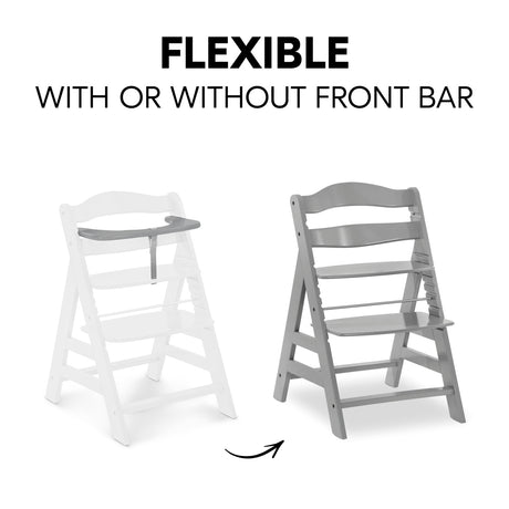 Hauck Alpha+ Wooden Highchair - Grey
