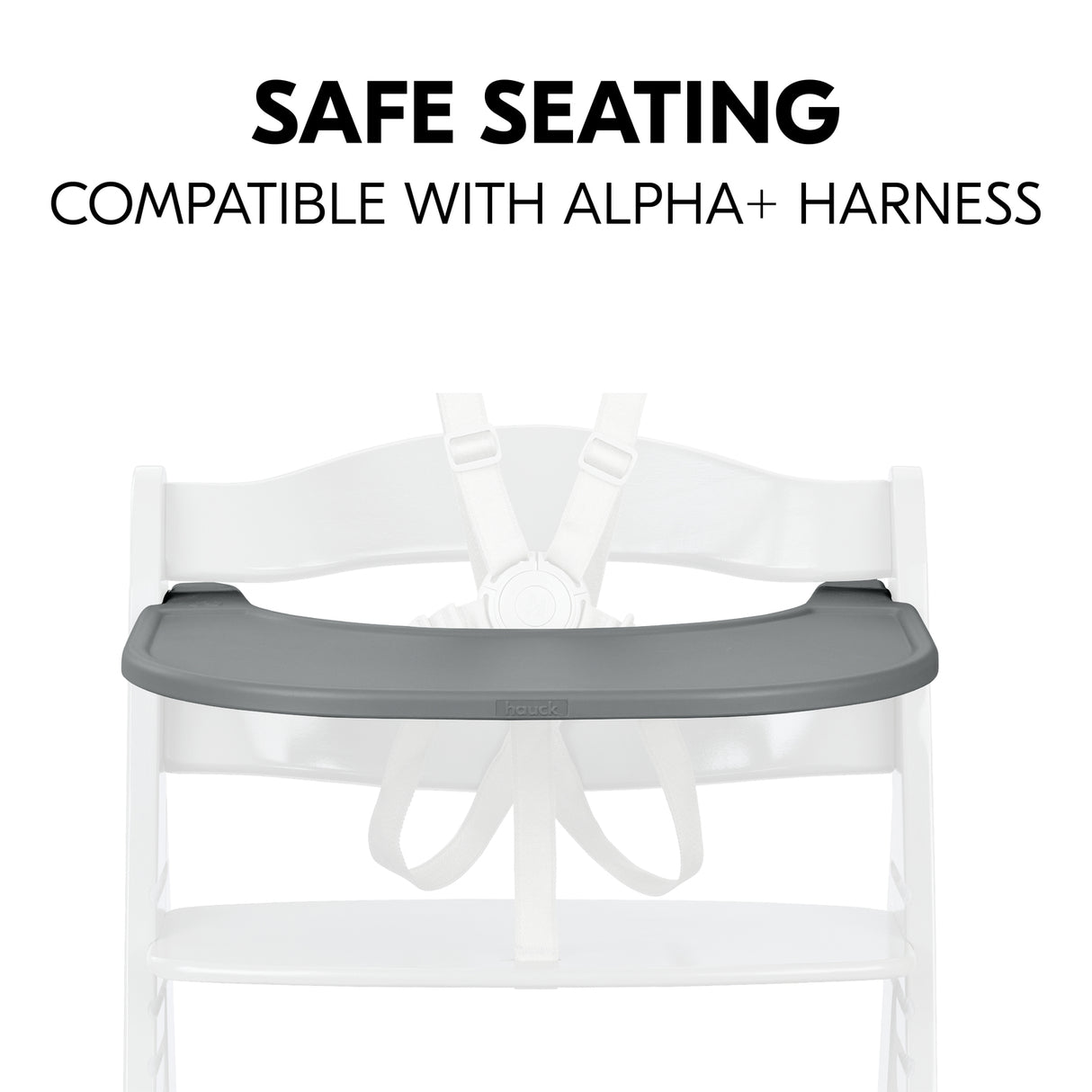 Hauck Alpha+ Highchair Click Tray - Grey