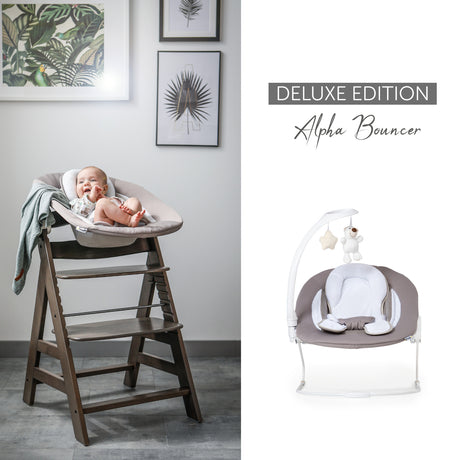 Hauck Alpha Deluxe Baby Bouncer - Sand