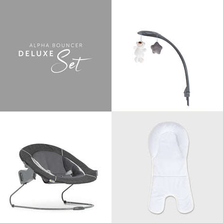 Hauck Alpha Deluxe Baby Bouncer - Melange Grey
