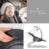 Hauck Alpha Deluxe Baby Bouncer - Melange Grey