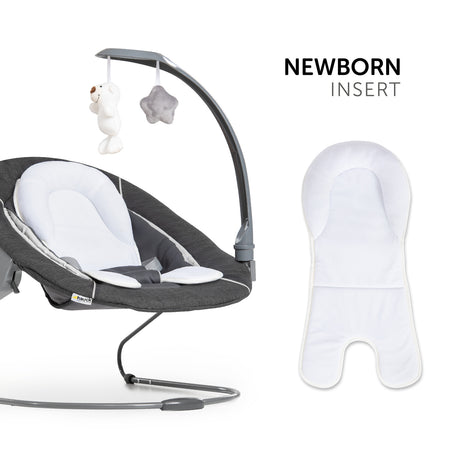 Hauck Alpha Deluxe Baby Bouncer - Melange Grey