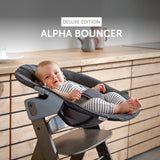 Hauck Alpha Deluxe Baby Bouncer - Melange Grey