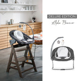 Hauck Alpha Deluxe Baby Bouncer - Melange Grey