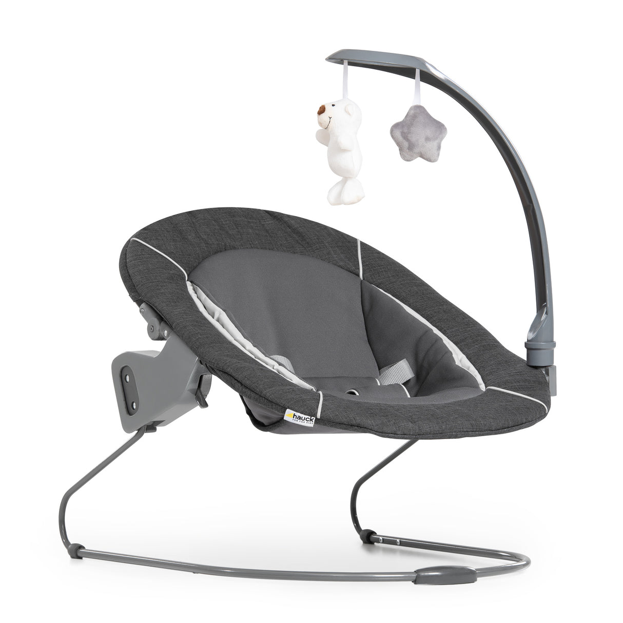Hauck Alpha Deluxe Baby Bouncer - Melange Grey