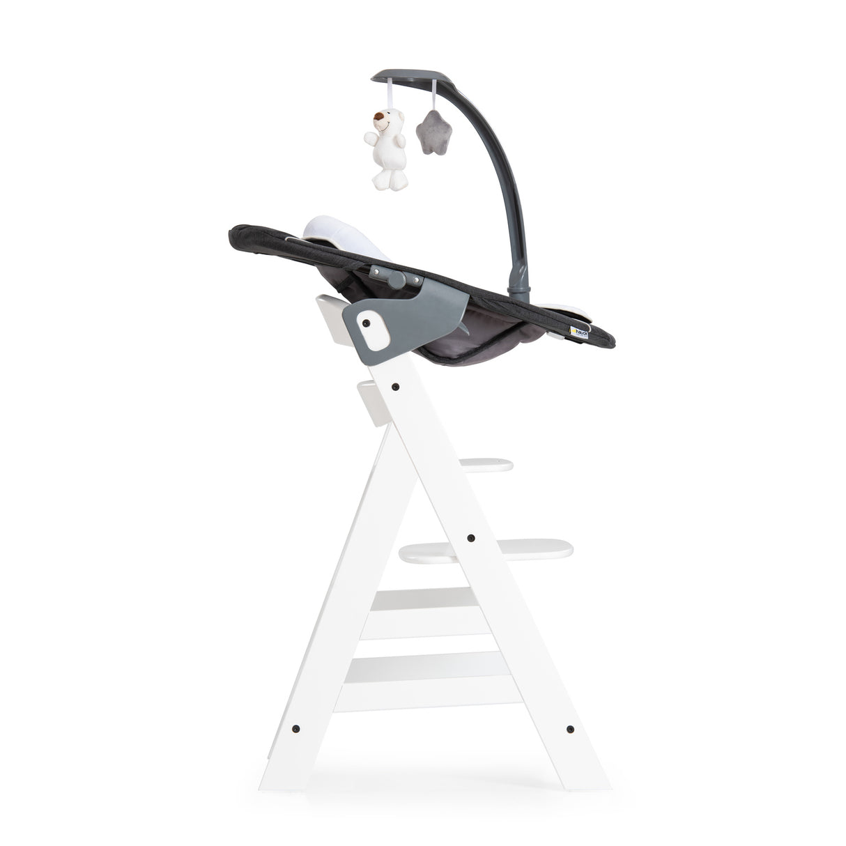 Hauck Alpha Deluxe Baby Bouncer - Melange Grey