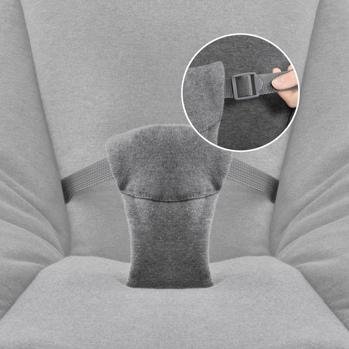 Hauck Alpha Deluxe Baby Bouncer - Melange Grey