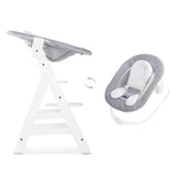 Hauck Alpha 2 in 1 Bouncer - Stretch Grey