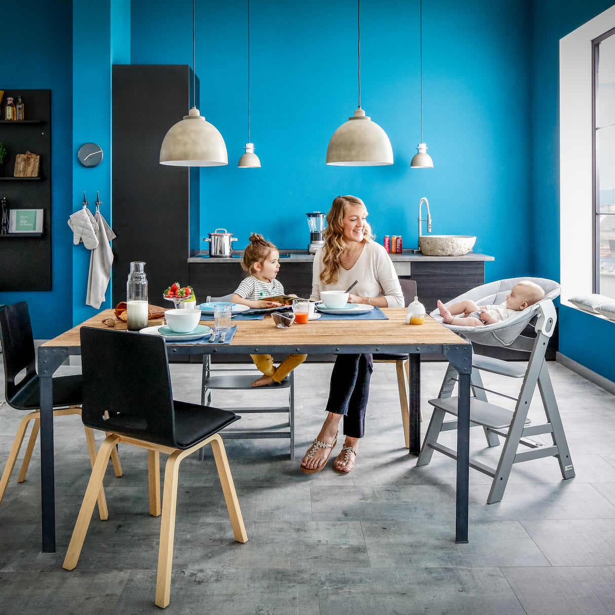 Hauck Alpha 2 in 1 Bouncer - Stretch Grey